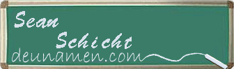 Sean Schicht Visitenkarte